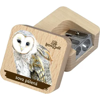 Ořezávátko Lesní svět Dřevěné ořezávátko - Sova pálená