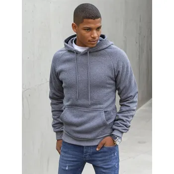 Pánská móda Pánská mikina DSTREET BX5479 TMAVĚ ŠEDÁ M