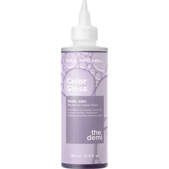 Barva na vlasy Barevný toner pro lesk a osvěžení barvy vlasů Paul Mitchell The Demi Color Gloss Pearl Ash - 190 ml, perleťový popelavý + dárek zdarma
