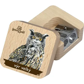 Ořezávátko Lesní svět Dřevěné ořezávátko - Výr