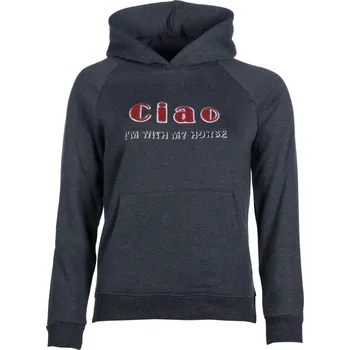 Pánská mikina Mikina Hoody -Ruby- tmavě šedá - 146/152