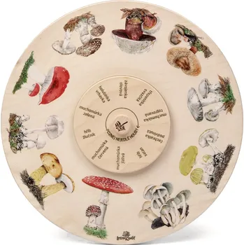 interaktivní kniha Lesní svět Otočné kolo - Houby nejedlé