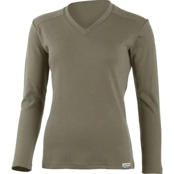 Dámská mikina STELA dámská merino mikina - Hnědá 7373 / S / Hnědá