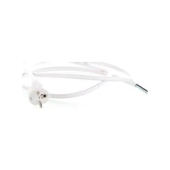Kabel; 3x1,5mm2; CEE 7/7 (E/F) vidlice,vodiče; PVC; 1,8m; bílá