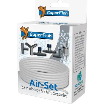 Kompresor do akvária SuperFish vzduchová hadice & sada příslušenství