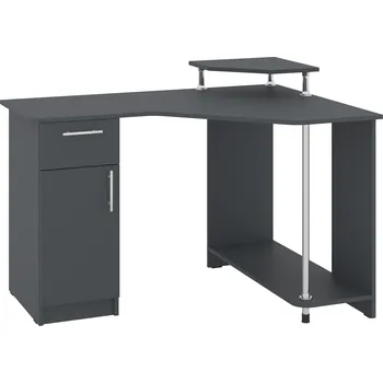 Max-i PC stůl rohový ERLAND Zvolte barvu:: antracit