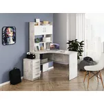Max-i Rohový psací stůl SIGRID Zvolte barvu:: bílá