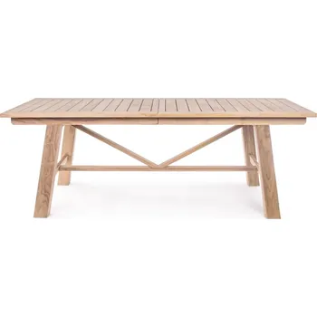 Zahradní stůl Bizzotto Teakový zahradní rozkládací jídelní stůl Maryland 220/300 x 100 cm
