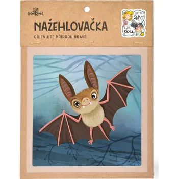 Textilní nažehlovací páska Lesní svět Nažehlovačka M 056 - Netopýr