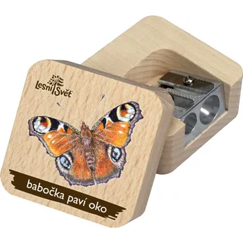 Ořezávátko Lesní svět Dřevěné ořezávátko - Babočka