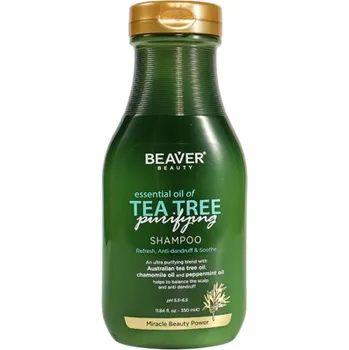 Šampon Beaver Beauty šampon na vlasy tea tree, 350 ml