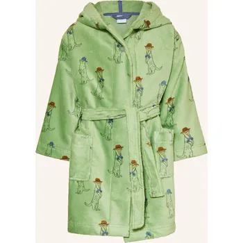 Dámský župan Sanetta Župan S Kapucí, světle zelená / modrá / hnědá