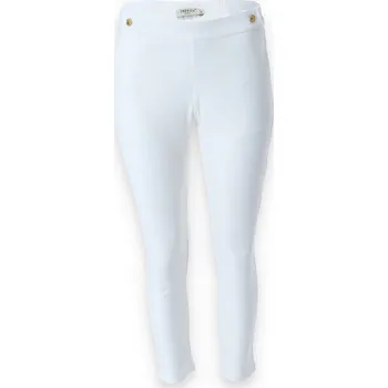 Kalhoty do gumy 7/8 Freesia Paris L165 barva: bílá, velikost: XL