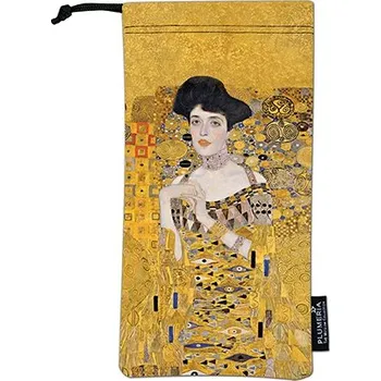 Pouzdro na brýle Plumeria Plu - Látkové pouzdro na brýle nebo mobil Gustav Klimt, Adele Bloch-Bauer I - 9x18 cm