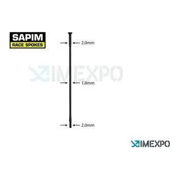 SAPIM Race 310 černý rovný bez závitu