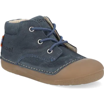 Barefoot dětské kotníkové boty Koel - Avery Leather Navy modré Velikost: 24