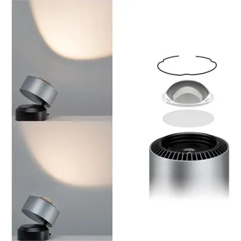 Lampička PAULMANN LED stolní lampa Aldan 3,5W černá/hliník kartáčovaný stmívatelné - PAULMANN P 79718