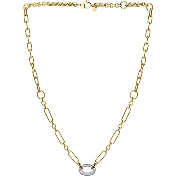 Náhrdelník Zlatý náhrdelník se zirkony - AP540-2511