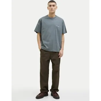 Pánské tričko Jack & Jones T-Shirt Islington 12273015 Modrá Loose Fit XXL