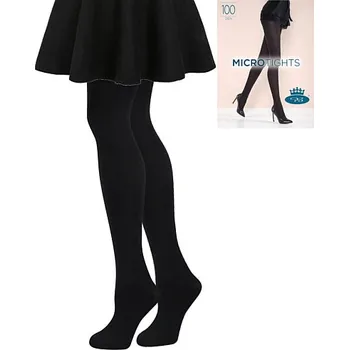 Dámské punčochy Boma Punčochové kalhoty silné MICRO tights NERO Barva: ČERNÁ, Velikost: XXL