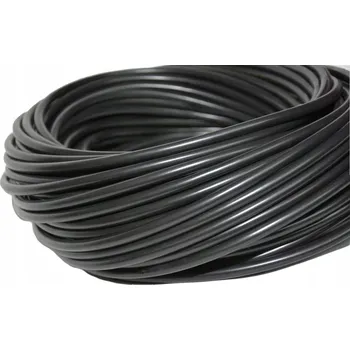 elektrický kabel Kabel H05VV-F OWY 4x0,75 zesílený signálový černý 20m