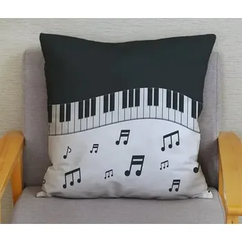 Povlak na dekorativní polštářek AE production Povlak na polštářek KLAVIATURA