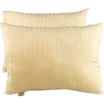 Dekorační polštář damaškový krémový Anik EMI 1+1 ZDARMA