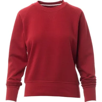 Dámská mikina Payperwear Dámská mikina Mistral s v-prošíváním pod krkem Barva: Červená vínová, Velikost: S