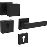 Rostex bezpečnostní kování BK RN1/H RAVENA černá (klika/madlo) Provedení: K PZ LI (klika LEVÁ / koule pro FAB)