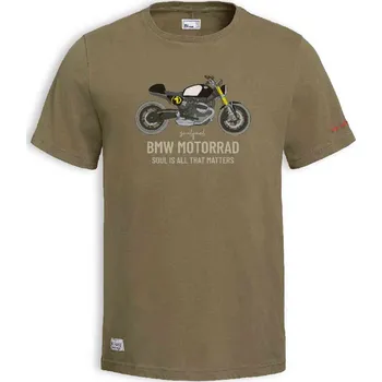 Pánské tričko BMW Motorrad Triko R12 nineT Olivové Velikost: 2XL