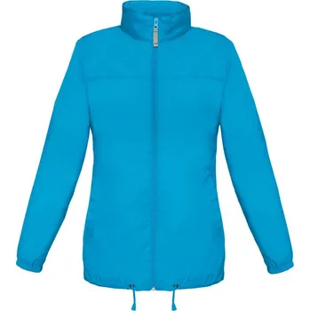 pracovní bunda B&C Větrovka Sirocco, bez podšívky, dámská COT01090244101-atoll S Modrá atol
