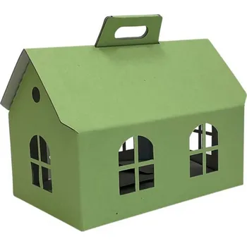 Dárková krabička Krabička "Chaloupka mini" zelená