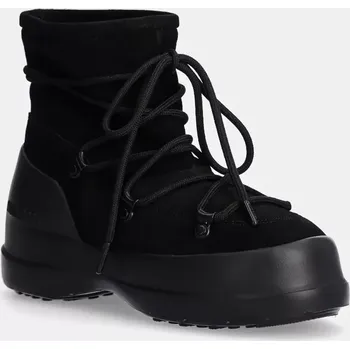 Dámská zimní obuv Semišové sněhule Moon Boot MB LUNA BOOT SUEDE černá barva, 80D2480030 N001 80D2480030.N001 99X, EUR 42