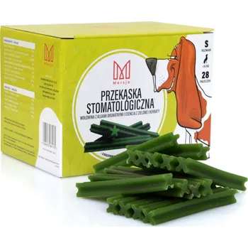 Pamlsek pro psa Dentální pamlsky pro psy MERSJO - S 28 ks.