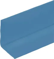 soklová lišta Modrá plastová PVC soklová lišta F933 - délka 40 m, šířka 3 cm, výška 3 cm