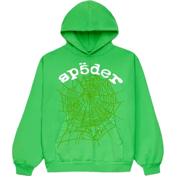 Pánská mikina Sp5der Legacy Hoodie Green Velikost: M