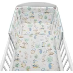 New Baby 3-dílné ložní povlečení 100/135 cm Ježek Šedá