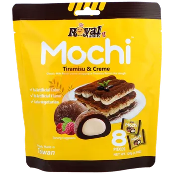Bonbon ROYAL FAMILY Mochi - Tiramisu & Creme 120g