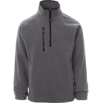 Pánská mikina Payperwear Flísová mikina Dolomiti+ s výrazným polozipem Barva: šedá kovová, Velikost: XL
