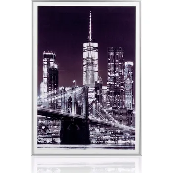 Obraz RÁMEČEK plakát dětské kresby A3 stříbrný hliníkový pevný rám