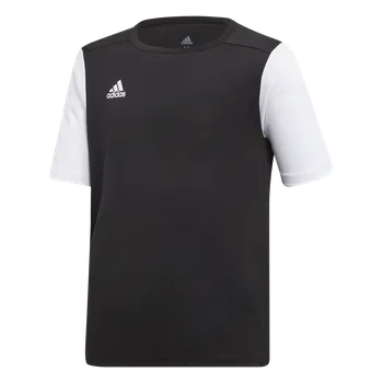 Adidas Teamsport Estro 19 krátký rukáv černá/bílá UK Junior M