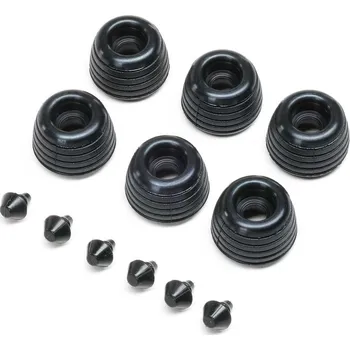 RC model Losi gumová kolečka a zarážky (6): PM-SM