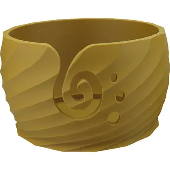 Organizér galanterie Pro Háčkování Miska na klubíčko OPTIK, M tmavě zlatá