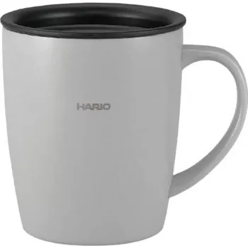Termohrnek Hario SMF-300 termohrnek s ouškem - 300 ml šedá (Termohrnek Hario 300 ml šedá)