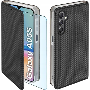 Pouzdro na mobilní telefon Flipové pouzdro KrainaGSM pro Samsung Galaxy A05s černé