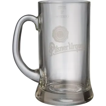 Sklenice Tuplák Pilsner Urquell s reliéfním logem 1l – 5+1 zdarma