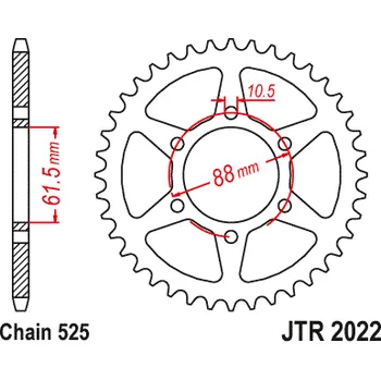 Řetězová sada pro motocykl Rozeta ROYAL ENFIELD 411 Himalayan rok 16-24