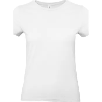 pracovní tričko B&C Tričko B&C E190, dámské, krátký rukáv COT01004T00102-white M Bílá
