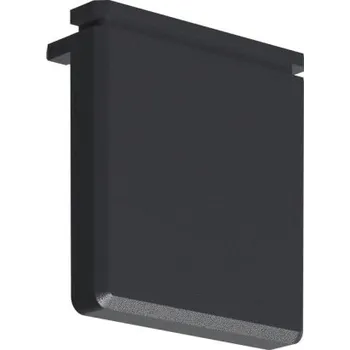 Příslušenství pro LED osvětlení Záslepka KLUŚ GIZAT pro LED hliníkové profily černá