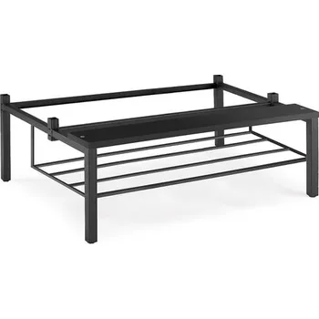 Šatní skříň Lavice k šatní skříňce, rošt na obuv, 800 mm, černá